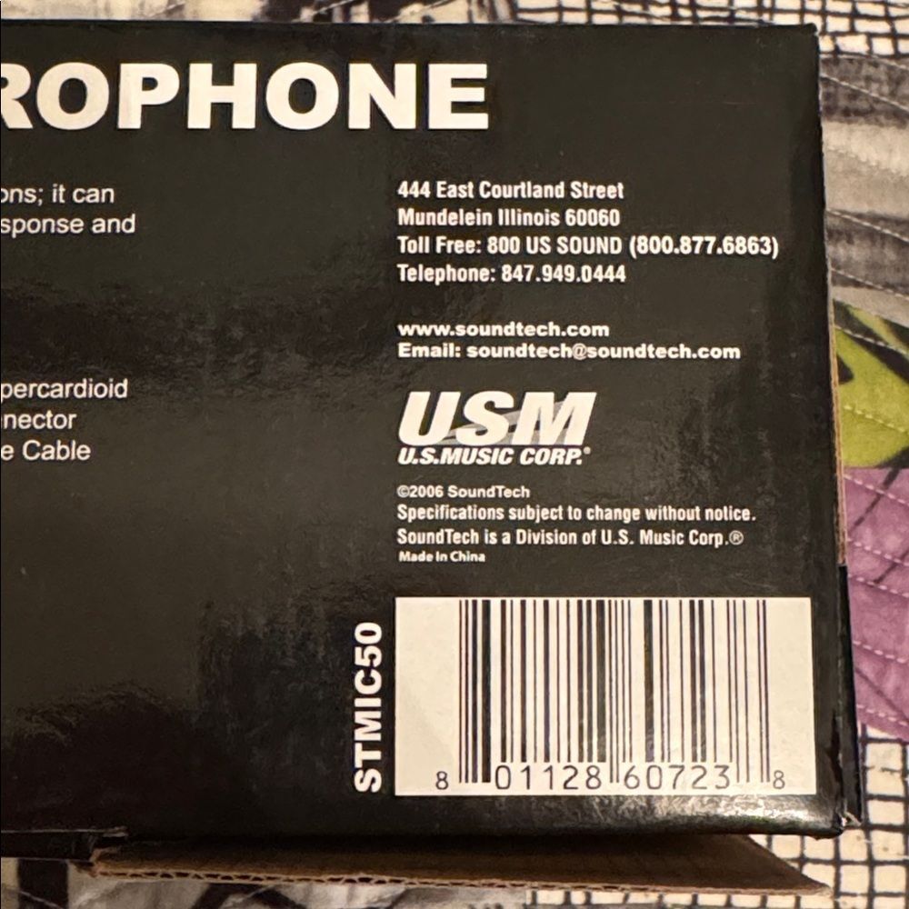 Sound Tech Pro Audio Microphone - Picture 8 of 8